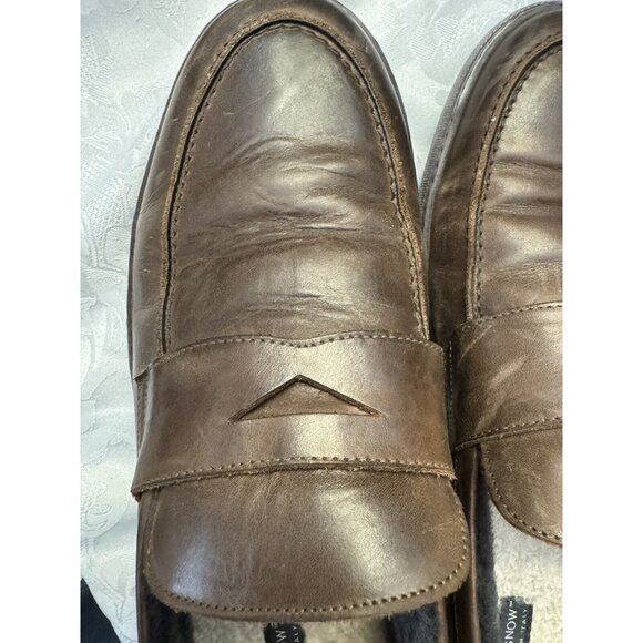 Ross & Snow Matteo Genuine Shearling Loafer Sneaker USA Size 13‎ Water Resistant main image 8